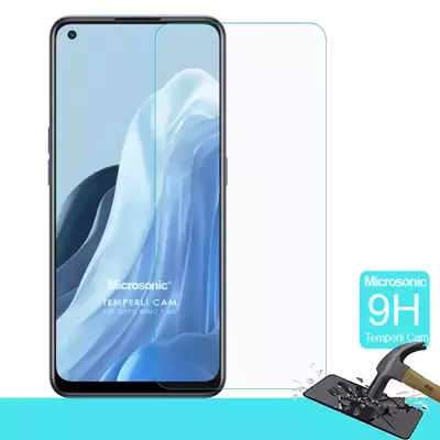 Microsonic Oppo Reno 7 4G Tempered Glass Cam Ekran Koruyucu