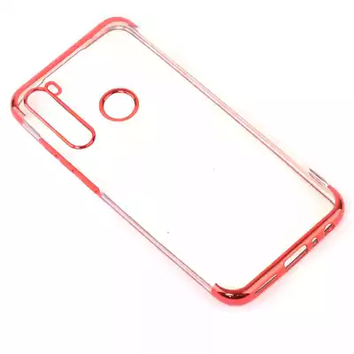 Microsonic Xiaomi Redmi Note 8T Kılıf Skyfall Transparent Clear Kırmızı