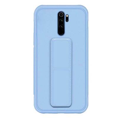 Microsonic Xiaomi Redmi Note 8 Pro Kılıf Hand Strap Mavi