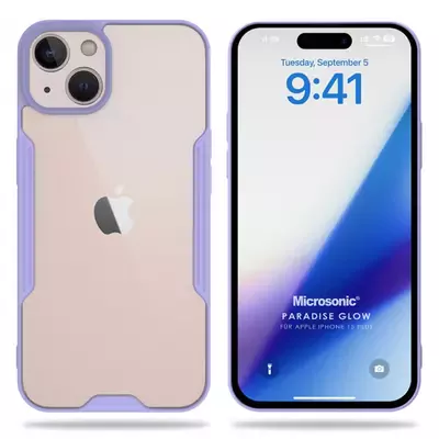 Microsonic Apple iPhone 15 Plus Kılıf Paradise Glow Lila