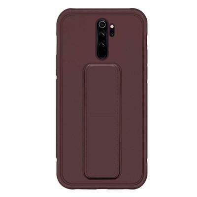 Microsonic Xiaomi Redmi Note 8 Pro Kılıf Hand Strap Mor