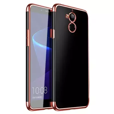 Microsonic General Mobile GM8 Kılıf Skyfall Transparent Clear Rose Gold