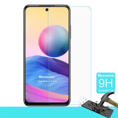 Microsonic Xiaomi Redmi Note 10 5G Temperli Cam Ekran Koruyucu Film