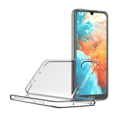 Microsonic Huawei Y5 2019 Kılıf Komple Gövde Koruyucu Silikon Şeffaf