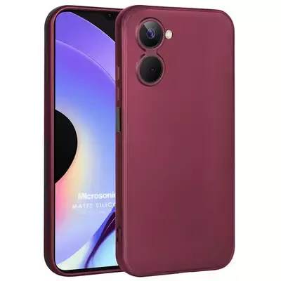 Microsonic Realme 10 4G Kılıf Matte Silicone Mor