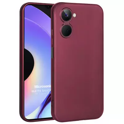 Microsonic Realme 10 4G Kılıf Matte Silicone Mor