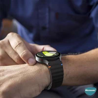 Microsonic Samsung Galaxy Watch 5 Pro 45mm Kordon ProMotion Sport Siyah