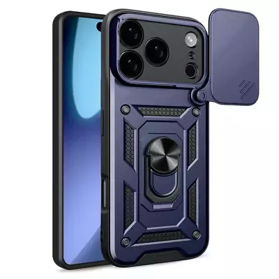 Microsonic Apple iPhone 17 Pro Kılıf Impact Resistant Lacivert