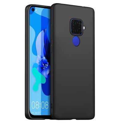 Microsonic Huawei Mate 30 Lite Kılıf Matte Silicone Siyah