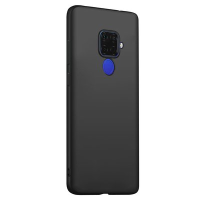 Microsonic Huawei Mate 30 Lite Kılıf Matte Silicone Siyah