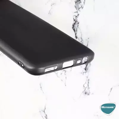 Microsonic Matte Silicone Realme 8 Kılıf Mor