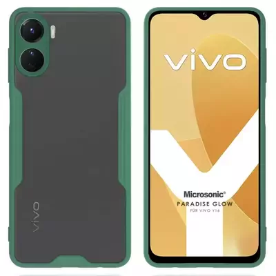 Microsonic Vivo Y16 Kılıf Paradise Glow Yeşil