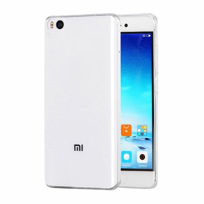 Microsonic Xiaomi Mi 5S Kılıf Transparent Soft Beyaz