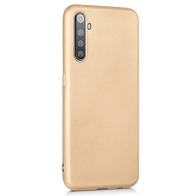 Microsonic Realme 6 Pro Kılıf Matte Silicone Gold