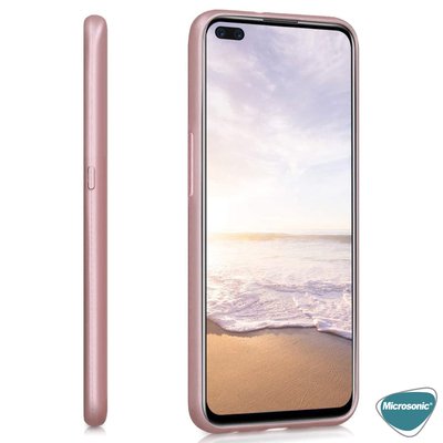 Microsonic Realme 6 Pro Kılıf Matte Silicone Gold