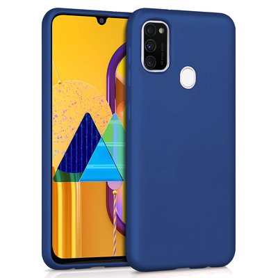 Microsonic Samsung Galaxy M30S Kılıf Matte Silicone Lacivert