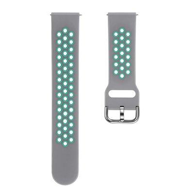 Microsonic Xiaomi Amaz Fit Verge Rainbow Sport Band Kordon Koyu Gri Turkuaz