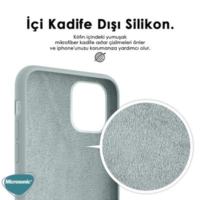 Microsonic Apple iPhone SE 2022 Kılıf Liquid Lansman Silikon Pitaya