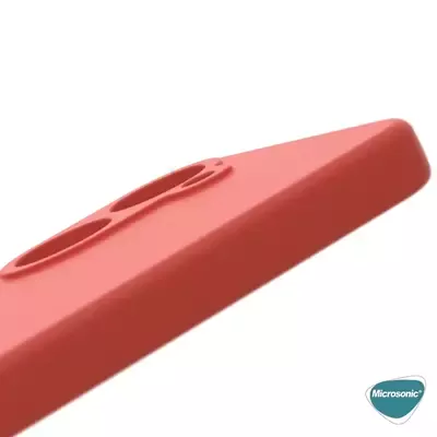 Microsonic Realme 10 4G Kılıf Matte Silicone Kırmızı