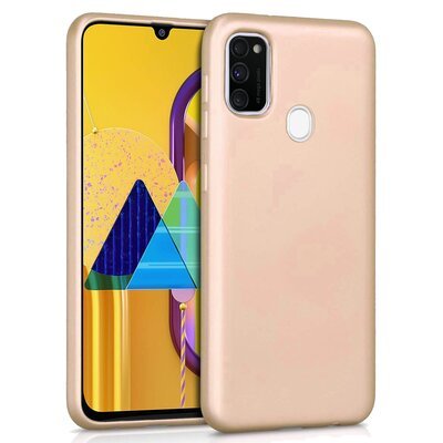 Microsonic Samsung Galaxy M30S Kılıf Matte Silicone Gold