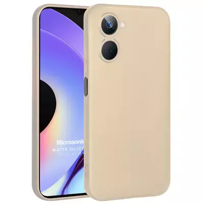 Microsonic Realme 10 4G Kılıf Matte Silicone Gold