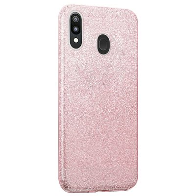 Microsonic Samsung Galaxy A30 Kılıf Sparkle Shiny Rose Gold