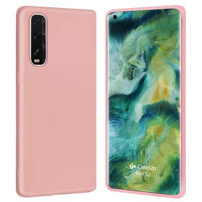 CaseUp Oppo Find X2 Kılıf Matte Surface Rose Gold