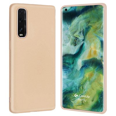 CaseUp Oppo Find X2 Kılıf Matte Surface Gold