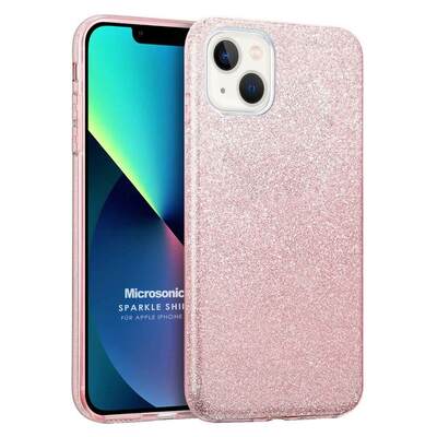 Microsonic Apple iPhone 13 Mini Kılıf Sparkle Shiny Rose Gold