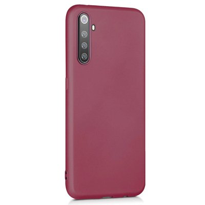 Microsonic Realme 6 Pro Kılıf Matte Silicone Mor