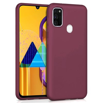 Microsonic Samsung Galaxy M30S Kılıf Matte Silicone Mor