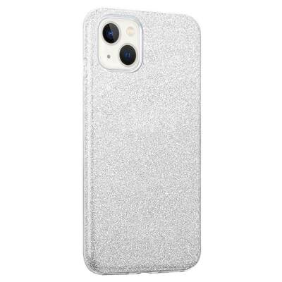 Microsonic Apple iPhone 13 Mini Kılıf Sparkle Shiny Gümüş