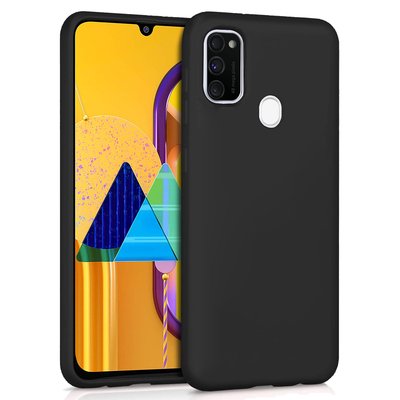 Microsonic Samsung Galaxy M30S Kılıf Matte Silicone Siyah