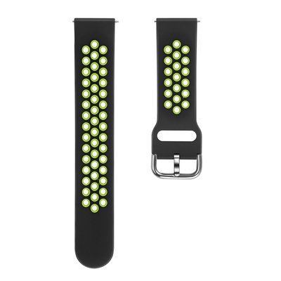 Microsonic Xiaomi Amaz Fit Verge Lite Rainbow Sport Band Kordon Siyah Yeşil