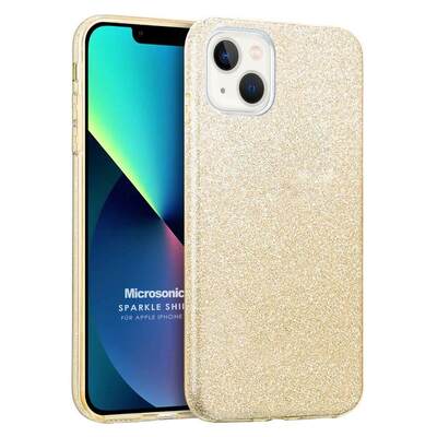 Microsonic Apple iPhone 13 Mini Kılıf Sparkle Shiny Gold