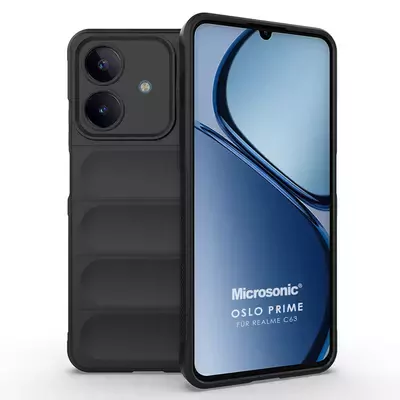 Microsonic Realme C63 Kılıf Oslo Prime Siyah