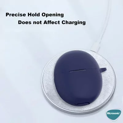 Microsonic Huawei FreeBuds 6 Mat Silikon Kılıf Pembe