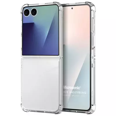 Microsonic Samsung Galaxy Z Flip 7 Kılıf Shock Absorbing Şeffaf