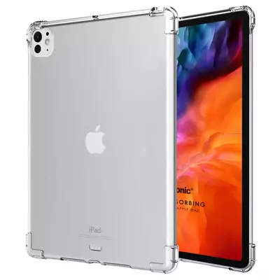 Microsonic Apple iPad Pro 13 2024 Kılıf (A2925-A2926) Shock Absorbing Şeffaf