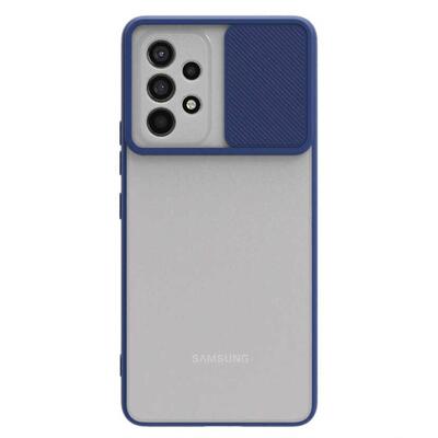 Microsonic Samsung Galaxy A23 Kılıf Slide Camera Lens Protection Lacivert