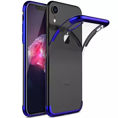 Microsonic Apple iPhone XR (6.1'') Kılıf Skyfall Transparent Clear Mavi