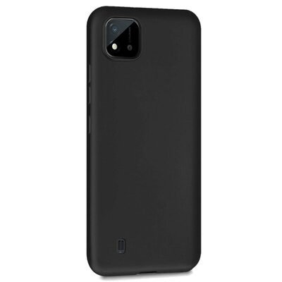 Microsonic Realme C11 2021 Kılıf Matte Silicone Siyah