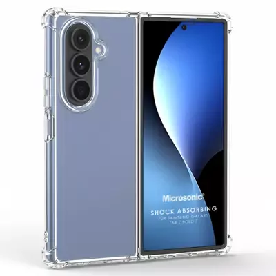 Microsonic Samsung Galaxy Z Fold 7 Kılıf Shock Absorbing Şeffaf