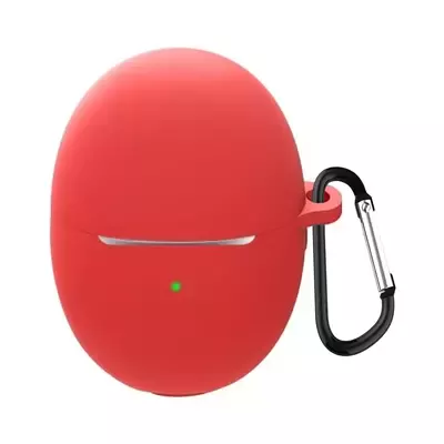 Microsonic Huawei FreeBuds 6 Mat Silikon Kılıf Kırmızı