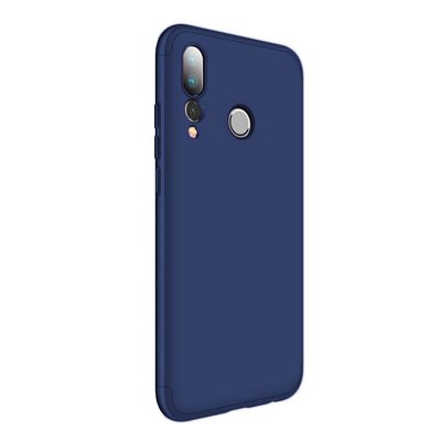 Microsonic Huawei P20 Pro Kılıf Double Dip 360 Protective AYS Lacivert