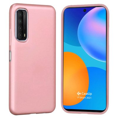 CaseUp Huawei P Smart 2021 Kılıf Matte Surface Rose Gold