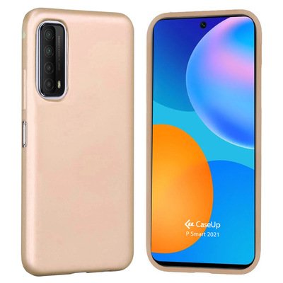 CaseUp Huawei P Smart 2021 Kılıf Matte Surface Gold