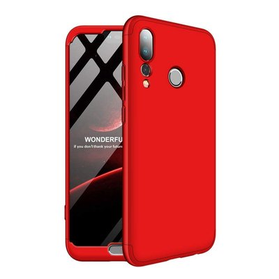 Microsonic Huawei P20 Pro Kılıf Double Dip 360 Protective AYS Kırmızı