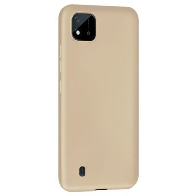 Microsonic Realme C11 2021 Kılıf Matte Silicone Gold