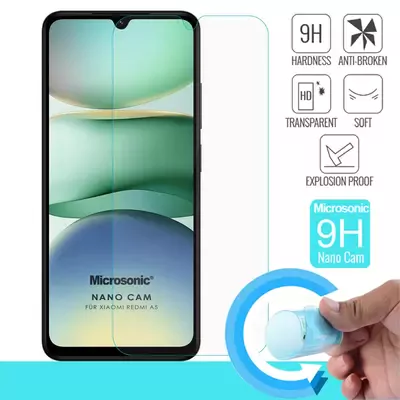 Microsonic Xiaomi Redmi A5 4G Nano Glass Cam Ekran Koruyucu